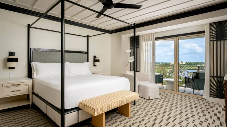 Suite bedroom at the resort