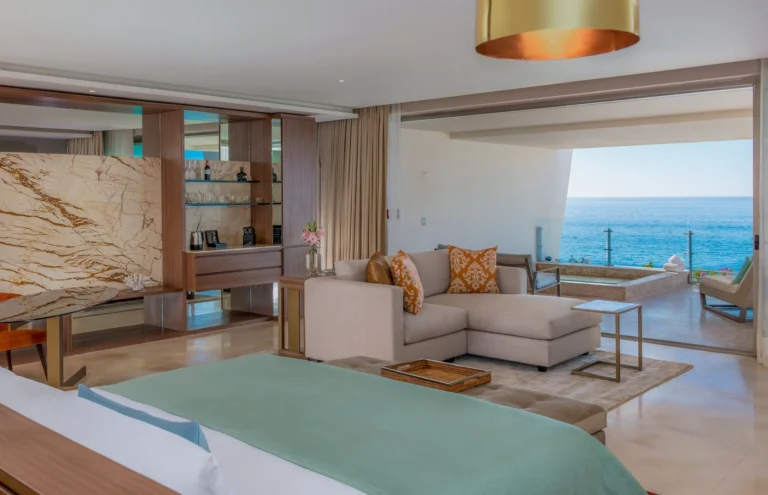 Grand Class Suite living room at Grand Velas Los Cabos