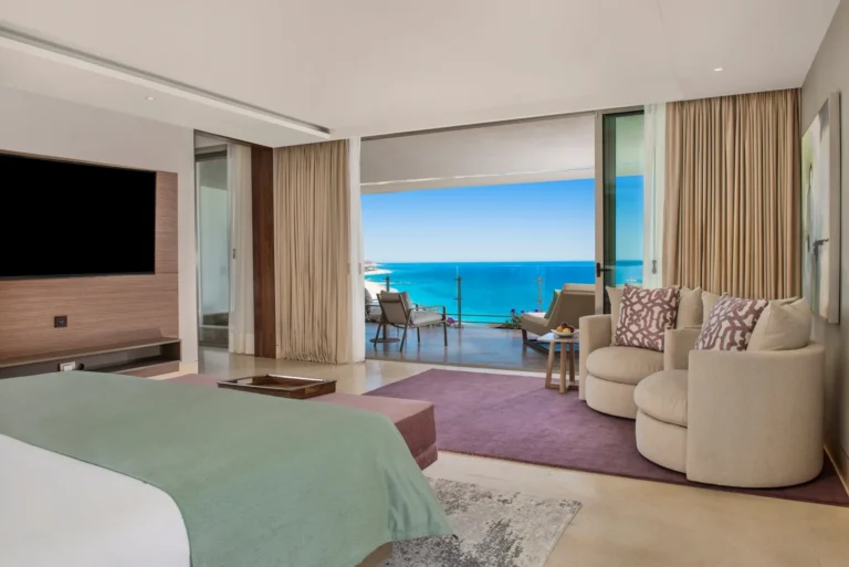 Governor Suite bedroom at Grand Velas Los Cabos